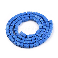 Opaque Spray Painted Glass Bead Strands&nbsp;GLAA-N047-08-A01