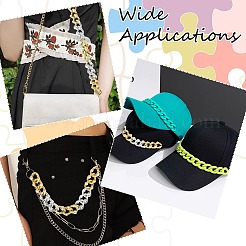 90Pcs 3 Styles ABS Plastic & Crystal Rhinestone & Imitation Pearl Quick Link Connectors&nbsp;KY-CJ0002-16