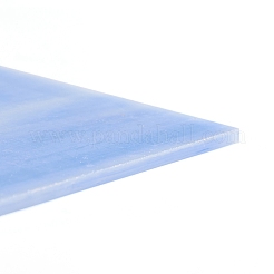 さまざまなガラスシート  大聖堂のガラスモザイクタイル  工芸用  コーンフラワーブルー  100.5x100.5x2.5mm&nbsp;GLAA-G072-07O
