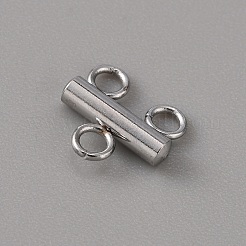 201 ステンレス シャンデリア コンポーネント リンク  ステンレス鋼色  9x10x2.5mm  穴：2mm&nbsp;STAS-WH0043-06A-P-1