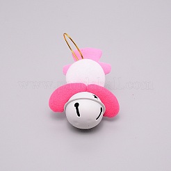Christmas Theme Snowman Cloth Pendant Decorations&nbsp;HJEW-SZC0004-10