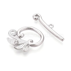 6Pcs Brass Toggle Clasps&nbsp;KK-T073-42P