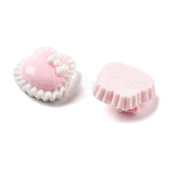かわいいミニ漫画蝶結びシリーズ樹脂カボション  兎  13x12.5x7mm&nbsp;X-CRES-I037-04A