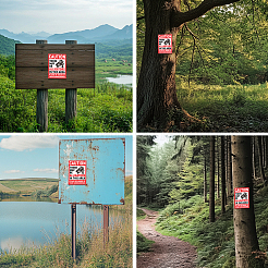 10 Sheets PVC Self-Adhesive Identification Cable Label Pasters&nbsp;STIC-WH0027-070