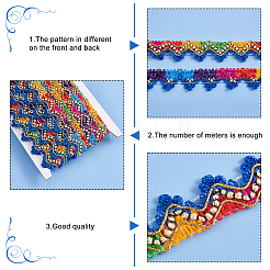Metallic Polyester Braided Ribbons&nbsp;SRIB-WH0011-026A