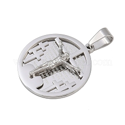 Jesus Theme 304 Stainless Steel Pendants&nbsp;STAS-D387-01A-P