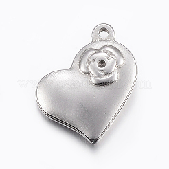 Tarnish Resistant 304 Stainless Steel Pendant Rhinestone Settings&nbsp;STAS-E421-069P