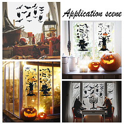 2 Sets PVC Plastic Window Sticker Decorations&nbsp;DIY-GF0005-66D