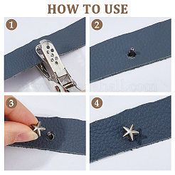 200 Bags Zinc Alloy Decorative Rivets&nbsp;FIND-FH0017-89