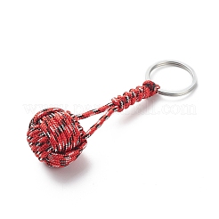 Braided Ball Rope Polyester Keychains&nbsp;KEYC-JKC00421