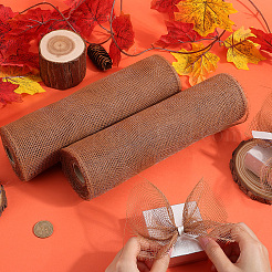10 Yards Plastic Grid Mesh Flower Bouquets Wrapping Paper&nbsp;DIY-WH20010-09C