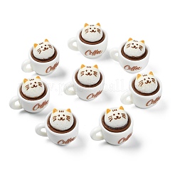 30Pcs Resin Coffee & Cat Shape Model Ornaments&nbsp;DIY-CJ0003-27