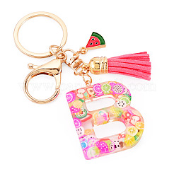 Fruit Series Letter Resin Keychains&nbsp;KEYC-TAC0033-02B