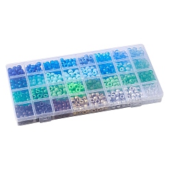 960Pcs 32 Style Transparent & Opaque Plastic Beads&nbsp;KY-YW0001-43