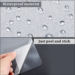 8Pcs 2 Styles PEVA Rubber Anti-Slip Hexagonal Phone Grip Tape Stickers for Phones&nbsp;AJEW-SP0002-64A-01