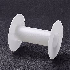（訳あり商品）  ワイヤーのためのプラスチック製の空のスプール  スレッドボビン  ホワイト  5.9x6.55cm&nbsp;TOOL-XCP0001-37