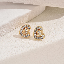 Elegant Brass Stud Earrings&nbsp;ZT2214-3