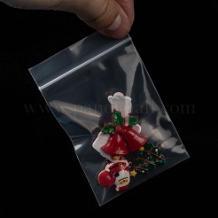 再封可能なプラスチック製包装袋  トップシール  セルフシールバッグ  長方形  ホワイト  9x6cm  片側の厚さ：3.9ミル（0.1mm）  100個/袋&nbsp;OPP-G001-B-6x9cm