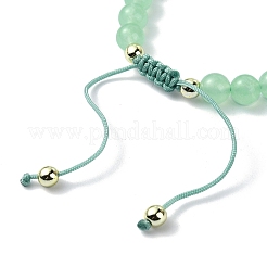Natural & Dyed Malaysia Jade Braided Bead Bracelets&nbsp;BJEW-JB09987