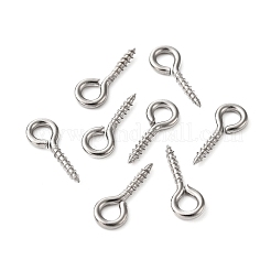 Tarnish Resistant 304 Stainless Steel Screw Eye Pin Peg Bails&nbsp;STAS-L234-165A-P