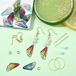 DIY Insects Wing Earring Making Kits&nbsp;DIY-YW0016-15