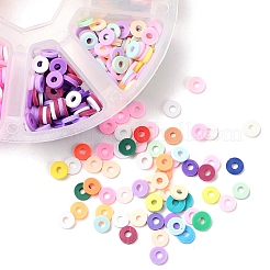 1200Pcs 8 Colors Handmade Polymer Clay Beads&nbsp;CLAY-YW0001-15C