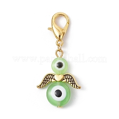 Ecil Eye Angel Resin Pendant Decorations&nbsp;HJEW-JM01514-01
