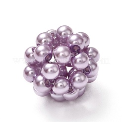Round Woven Beads&nbsp;HY-JF-4MM-M1