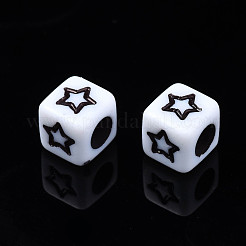 Opaque Acrylic Beads&nbsp;SACR-S273-40