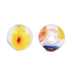 Handmade Millefiori Glass Round Beads&nbsp;LA-N001-01D-13MM