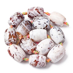 Natural Fire Crackle Agate Beads Strands&nbsp;G-P605-D01-01