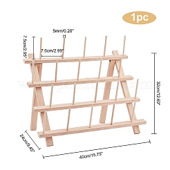 20 Spools Solid Wood Sewing Embroidery Thread Stand&nbsp;TOOL-PH0001-33