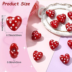 10Pcs Baking Paint Glass Beads&nbsp;GLAA-CJ0002-96