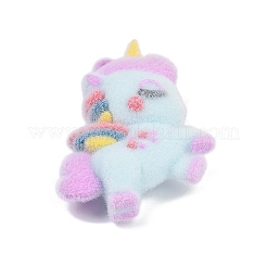 Flocky Resin Pendants&nbsp;RESI-S017-02C