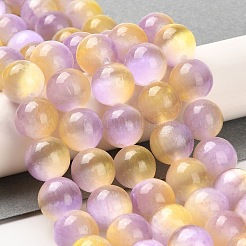 Natural Selenite Beads Strands&nbsp;G-P493-03E