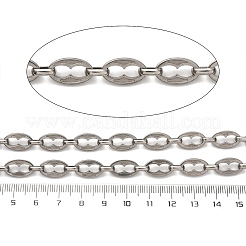 304 Stainless Steel Oval Link Chains&nbsp;CHS-S012-11P