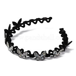 Plastic Rhinestone Hair Bands&nbsp;OHAR-B007-04A