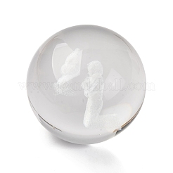 Religious Element Glass Crystal Ball Crystal Ball without Wood Stand&nbsp;PW-WG7CA34-13
