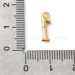 真鍮製マイクロパヴェキュービックジルコニアチャーム  ニッケルフリー  数  18KGP本金メッキ  13x4x2mm  穴：1.4mm&nbsp;KK-P340-24G-01