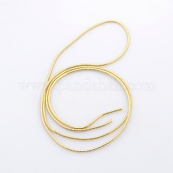 ハンダ付け真鍮スネークチェーン  ゴールドカラー  1mm&nbsp;X-CHC-L002-02