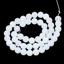 オパールビーズ連売り  艶消し  ラウンド  8mm  穴：1mm  約47個/連  15.5インチ&nbsp;G-T106-339