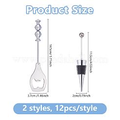 12Pcs Stainless Steel Bottle Opener&nbsp;FIND-DC0008-36