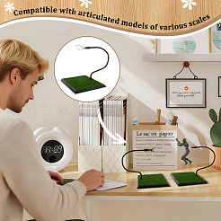 Adjustable Plastic Action Figure Display Holder&nbsp;ODIS-WH0030-317A