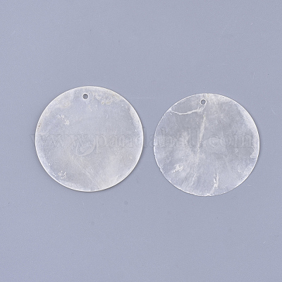 Capiz Shell Pendants&nbsp;SHEL-S276-23B-1