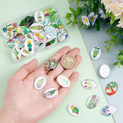 Glass Cabochons&nbsp;GLAA-PH0002-26A-1