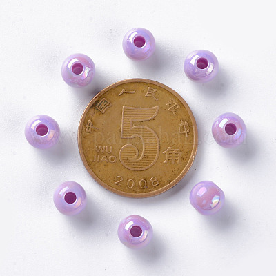 Opaque Acrylic Beads&nbsp;MACR-S370-D6mm-A03-1