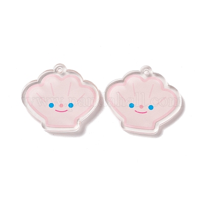 Transparent Acrylic Pendants&nbsp;TACR-G038-06-1