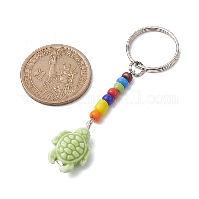 Handmade Procelain Keychain&nbsp;KEYC-MZ00002-1