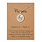 Alloy Constellation Pendant Necklaces, Platinum, Pisces, 17.13 inch(43.5cm)