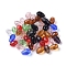Mixed Faceted Glass Beads, teardrop, 11x8mm, Hole: 1mm